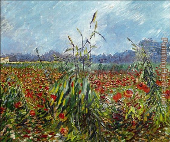 Vincent van Gogh Field with Poppies 2